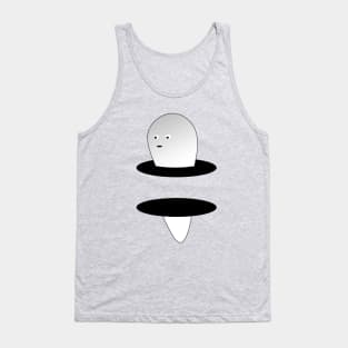 Cute ghost alien creature travelling through portals Tank Top